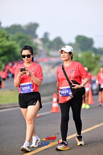 Race photo from CISANGKAN KBP CITY RUN 2025