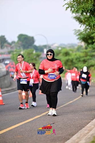 Race photo from CISANGKAN KBP CITY RUN 2025