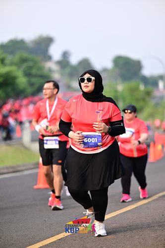 Race photo from CISANGKAN KBP CITY RUN 2025