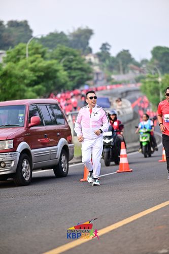 Race photo from CISANGKAN KBP CITY RUN 2025