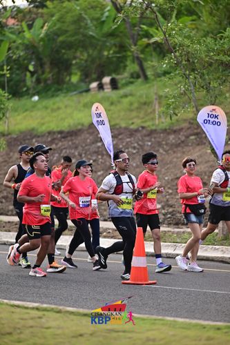 Race photo from CISANGKAN KBP CITY RUN 2025