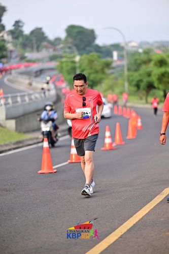 Race photo from CISANGKAN KBP CITY RUN 2025