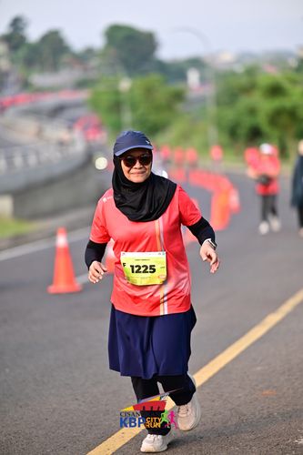 Race photo from CISANGKAN KBP CITY RUN 2025