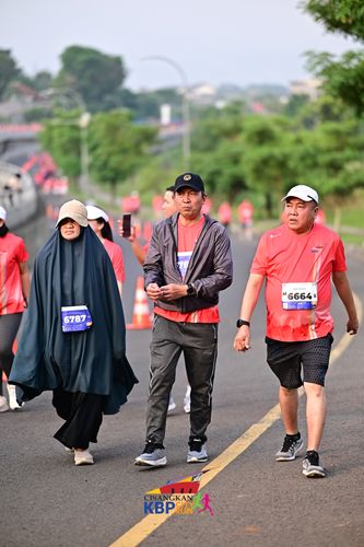 Race photo from CISANGKAN KBP CITY RUN 2025