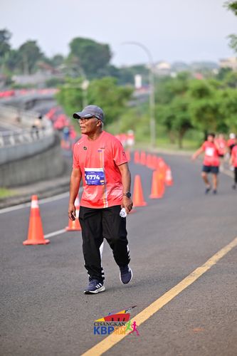 Race photo from CISANGKAN KBP CITY RUN 2025