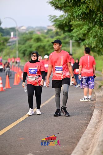 Race photo from CISANGKAN KBP CITY RUN 2025