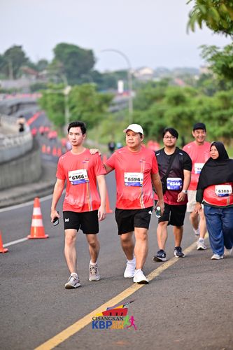 Race photo from CISANGKAN KBP CITY RUN 2025
