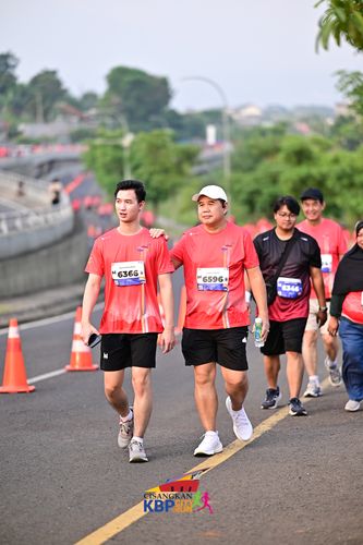 Race photo from CISANGKAN KBP CITY RUN 2025