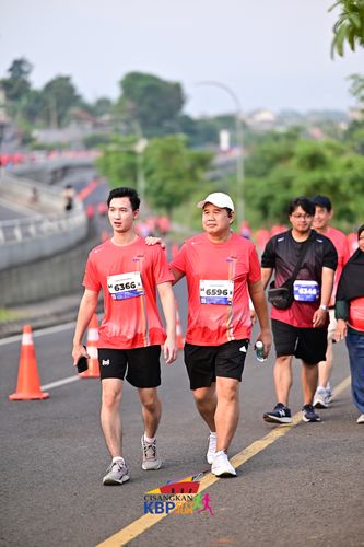 Race photo from CISANGKAN KBP CITY RUN 2025