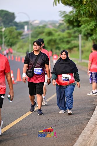 Race photo from CISANGKAN KBP CITY RUN 2025