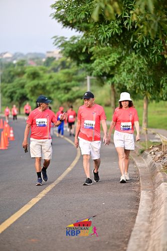 Race photo from CISANGKAN KBP CITY RUN 2025