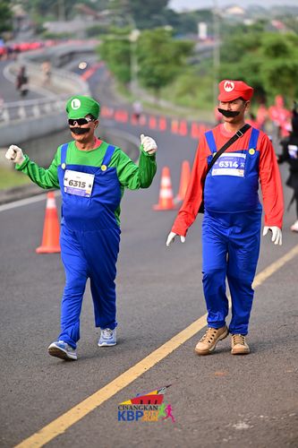 Race photo from CISANGKAN KBP CITY RUN 2025
