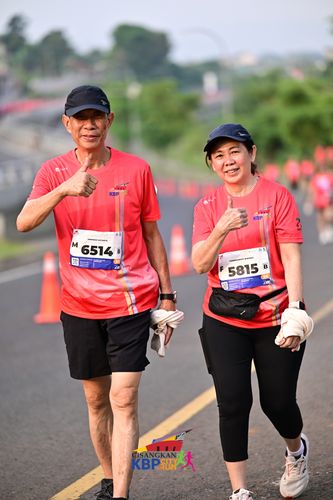 Race photo from CISANGKAN KBP CITY RUN 2025