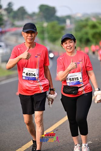 Race photo from CISANGKAN KBP CITY RUN 2025