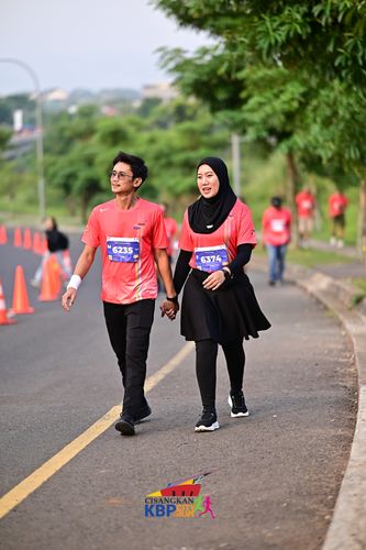 Race photo from CISANGKAN KBP CITY RUN 2025