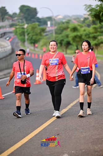 Race photo from CISANGKAN KBP CITY RUN 2025