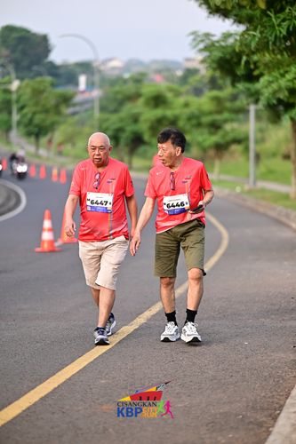 Race photo from CISANGKAN KBP CITY RUN 2025
