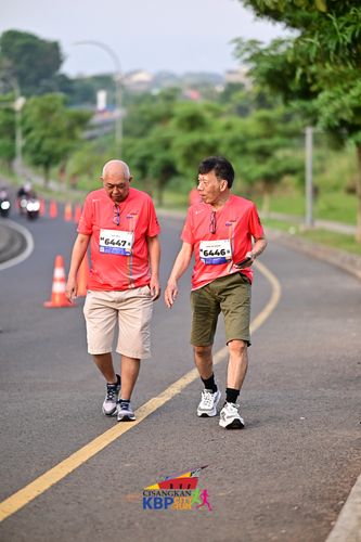 Race photo from CISANGKAN KBP CITY RUN 2025
