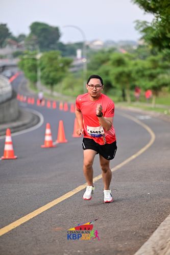Race photo from CISANGKAN KBP CITY RUN 2025