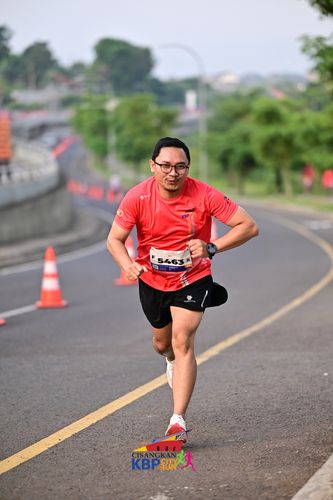 Race photo from CISANGKAN KBP CITY RUN 2025