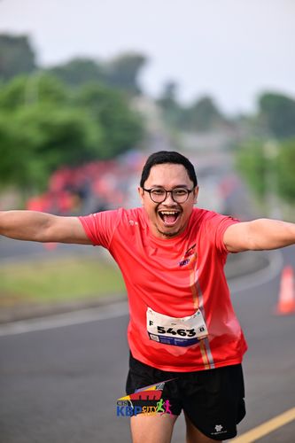 Race photo from CISANGKAN KBP CITY RUN 2025