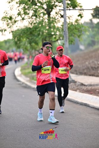 Race photo from CISANGKAN KBP CITY RUN 2025