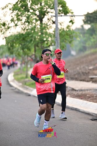 Race photo from CISANGKAN KBP CITY RUN 2025