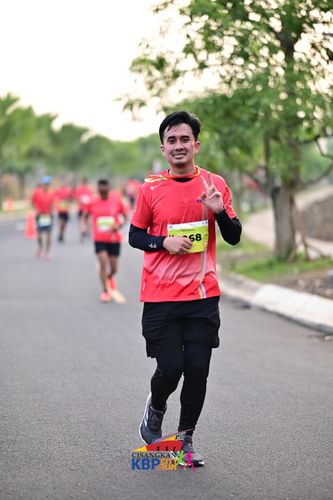 Race photo from CISANGKAN KBP CITY RUN 2025
