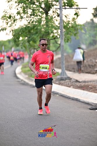 Race photo from CISANGKAN KBP CITY RUN 2025