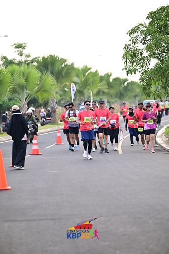 Race photo from CISANGKAN KBP CITY RUN 2025