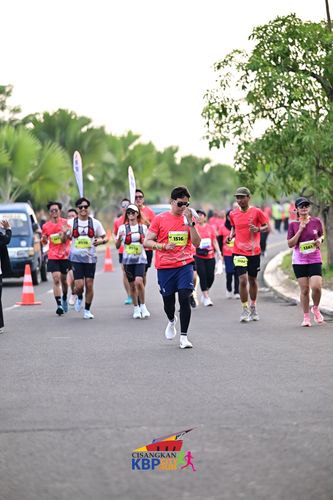 Race photo from CISANGKAN KBP CITY RUN 2025