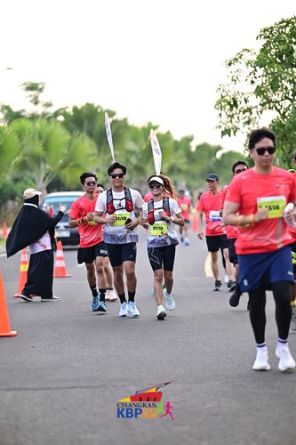 Race photo from CISANGKAN KBP CITY RUN 2025