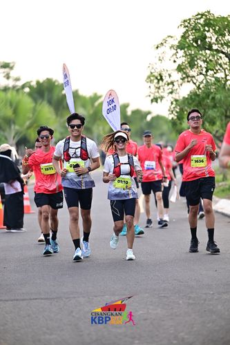 Race photo from CISANGKAN KBP CITY RUN 2025