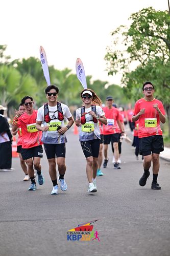Race photo from CISANGKAN KBP CITY RUN 2025