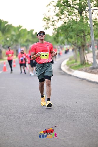 Race photo from CISANGKAN KBP CITY RUN 2025