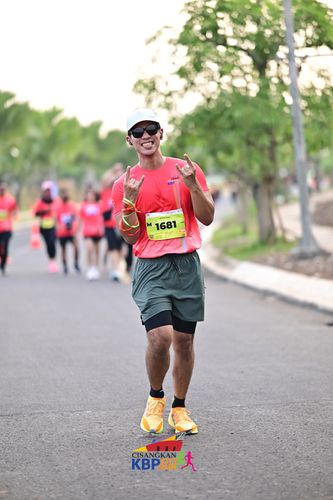 Race photo from CISANGKAN KBP CITY RUN 2025