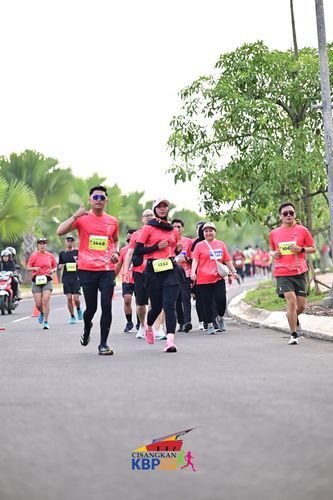 Race photo from CISANGKAN KBP CITY RUN 2025