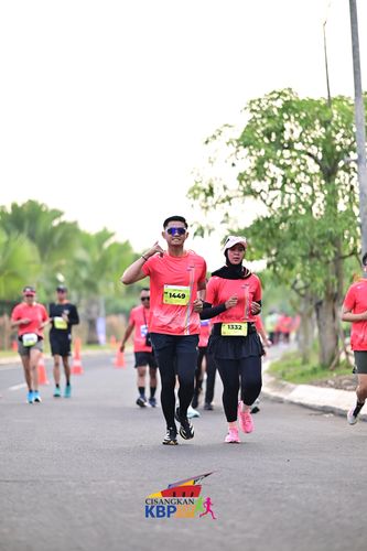 Race photo from CISANGKAN KBP CITY RUN 2025