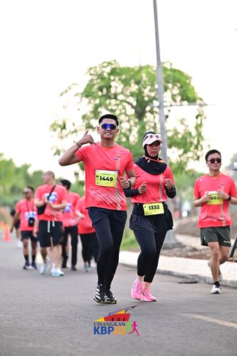 Race photo from CISANGKAN KBP CITY RUN 2025