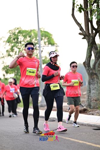 Race photo from CISANGKAN KBP CITY RUN 2025