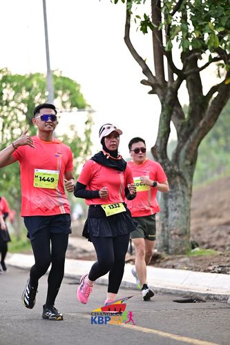 Race photo from CISANGKAN KBP CITY RUN 2025