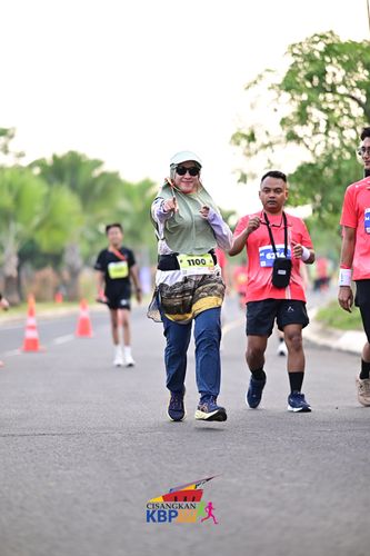 Race photo from CISANGKAN KBP CITY RUN 2025