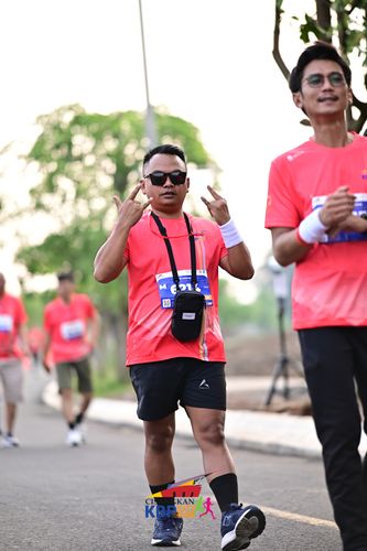 Race photo from CISANGKAN KBP CITY RUN 2025