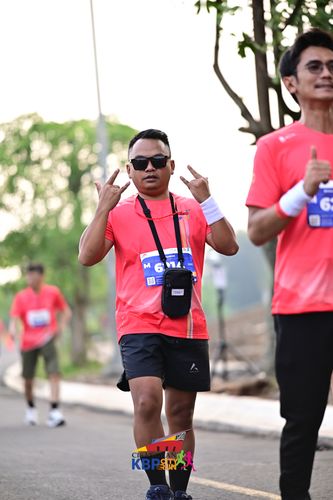 Race photo from CISANGKAN KBP CITY RUN 2025