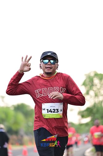 Race photo from CISANGKAN KBP CITY RUN 2025
