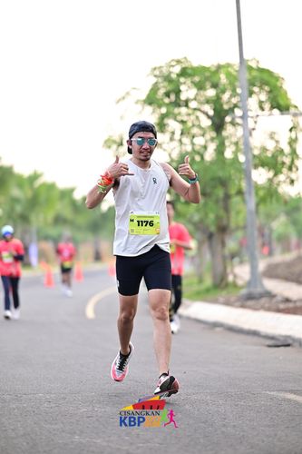 Race photo from CISANGKAN KBP CITY RUN 2025