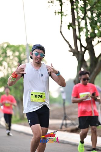 Race photo from CISANGKAN KBP CITY RUN 2025