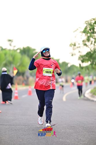 Race photo from CISANGKAN KBP CITY RUN 2025
