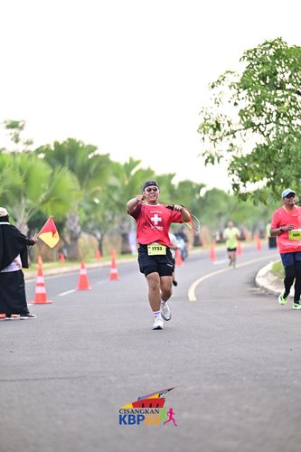 Race photo from CISANGKAN KBP CITY RUN 2025