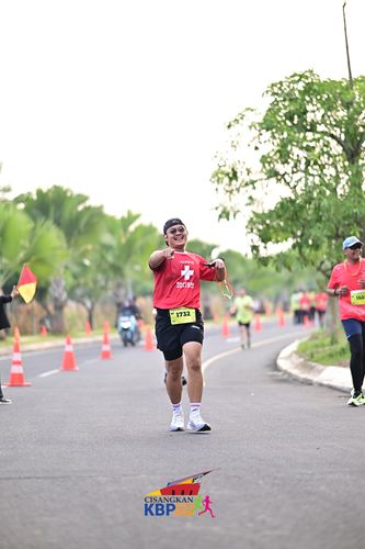 Race photo from CISANGKAN KBP CITY RUN 2025